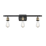 Bare Bulb 3 Light Bath Vanity 4.75 Inch Tall X 26 Inch Wide by Innovations - 516-3W