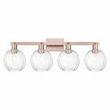 Preston 4 Light Bath Vanity 11.75 Inch Tall and 36 Inch Wide by Innovations - 716-4W-G458-7