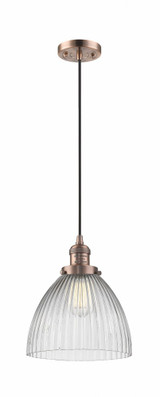 Seneca Falls 1 Light Small Cord Hung Pendant by Innovations - 201C-G222