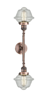 Oxford 2 Light Vanity Light 30.38 Inch Tall by Innovations - 208L-G53