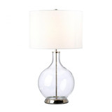 Orb 1 Light Table Lamp 26.5 x 14 Inches by Lucas and McKearn - ORB-CLEAR-AB