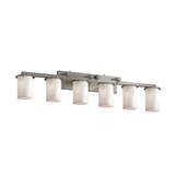 Clouds Dakota 6 Light Vanity Light by Justice Design - CLD-8786-10