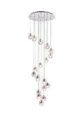 Eren 18 Light Large Pendant by Elegant - 3505D20