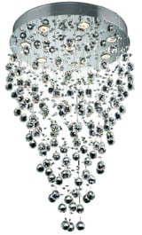 Galaxy 8 Light Medium Chandelier by Elegant - V2006D24