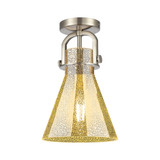 Newton Cone 1 Light Flush Mount 12.5 Inch Tall X 8 Inch Wide by Innovations - 410-1F-G411-8_P