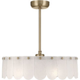 Ashton 5 Light Fandelier 9.25 Inch Tall and 28 Inch Wide by Savoy House - 28-FD-9802