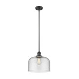 Bell 100W 1 LED Stem Hung Mini Pendant 13 X 12 Inch Wide by Innovations - 201S-G7-L-LED