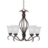 Basix 5 Light Medium Chandelier by Maxim 10125FT - 10125FT