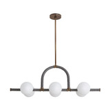 Harrison 6 Light Oversized Linear Chandelier by Arteriors - 89467