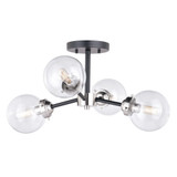 Orbit 4 Light 25.75 Inch Wide Semi Flush Mount by Vaxcel - C0133