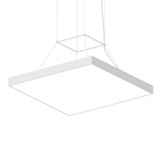 Pi 72W 1 LED Square Pendant 2.5 Inch Tall and 30 Inch Wide by Sonneman - 3974