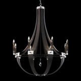 Crystal Empire Rustic 8 Light Large Chandelier by Schonbek - CY1008N