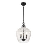Adeline 3 Light Pendant 15.88 Inch Tall and 11.13 Inch Wide by Golden - 1088-3P