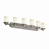 Fusion Rondo 6 Light Opal Glass Vanity Light by Justice Design - FSN-8516-10-OPAL