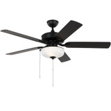Linden 5 Blade Outdoor Ceiling Fan with Light Kit 52 Inch W by Generation - 5LDO52