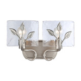Calla 2 Light Bath Vanity 8.38 Inch Tall and 14.75 Inch Wide by Golden - 3160-BA2