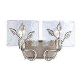 Calla 2 Light Bath Vanity 8.38 Inch Tall and 14.75 Inch Wide by Golden - 3160-BA2