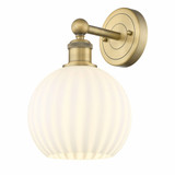 White Venetian 1 Light Wall Sconce 12.25 Inch Tall by Innovations - 616-1W-G1217-8