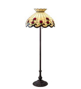Roseborder 62 Inch High Roseborder Floor Lamp by Meyda Tiffany 1903-62FL-23 - 1903-62FL-23