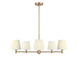 Vilera 5 LED Chandelier 33.25 Inch Wide by Generation - GLC1865E