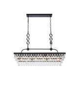 Nordic 6 Light Small Pendant 40 Inch Length by Elegant - 1219G40