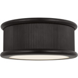Ritz 3 Light Flush Mount 6 Inch and 14 Inch Wide by Visual Comfort Studio - PCF1033