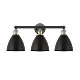 Metal Bristol 3 Light Vanity Light by Innovations - 616-3W-MB