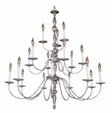 Jamestown 18 Light Oversized Foyer Chandelier by Framburg 7918 - 7918