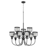 Omni 9 Light Large 2 Tier Chandelier by Quorum - 6212-9