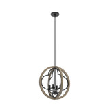 Gablecrest 4 Light Transitional Large Pendant by Hunter Fans - 19094
