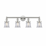 Canton 4 Light Industrial Bell Vanity Light 33.25 Inch Wide by Innovations - 616-4W-CA