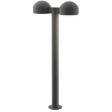 REALS 2 LED Dome Cap and Plate Lens Double Bollard 29.75 Inch by Sonneman - 7308DCPL