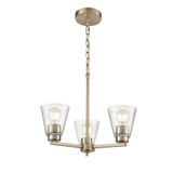 Strayhan 3 Light Chandelier 14.75 Inch Tall and 18 Inch Wide by Millennium - 64103