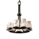 Lumenaria Dakota 9 Light Medium Chandelier by Justice Design FAL-8766-10 - FAL-8766-10