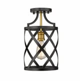Malcalester 1 Light 8 Inch Wide Flush Mount by Z-Lite - 481F1