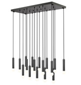 Stari 17 Light Linear Chandelier 11 Inch Tall and 18 Inch Wide by Z Lite - 1956P-17L