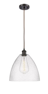 Bristol Glass 1 Light Medium Pendant 14.75 Inch Tall by Innovations - 516-1P-GBD-12