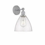 Bristol Glass 1 Matte White Light Wall Sconce by Innovations - 616-1W-GBD-75