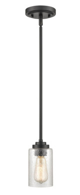 Moven 1 Light Mini Pendant 45.5 Inch Tall and 5 Inch Wide by Millennium - 9601