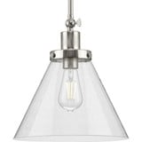 Hinton 1 Light Medium Pendant 12.5 Inch Tall by Progress - P500324