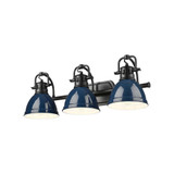 Duncan 3 Light Vanity Light 24.5 Inch Wide by Golden - 3602-BA3