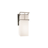 Fusion Structure 1 Light Opal Small Outdoor Wall Mount by Justice Design - FSN-8643W-OPAL
