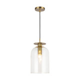Sylvia 1 Light Pendant 15.13 Inch Tall and 8 Inch Wide by Alora - PD515408