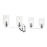 Gioe 4 Light Bath Vanity 10.5 Inch Tall and 32.25 Inch Wide by Kichler - 55227