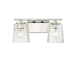 Saben 2 Light Bath Vanity 7.5 Inch Tall and 15 Inch Wide by Millennium - 22102