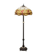 Tiffany Hanginghead Dragonfly 62 Inches High Floor Lamp by Meyda Tiffany - 2291-62FL