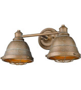 Bartlett 2 Light Vanity Light by Golden - 7312-BA2