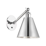 Berkshire Metal 100W 1 LED Adjustable Wall Sconce 10 X 8 by Innovations - 317-1W-MBC-8-LED