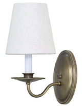 Lake Shore 1 Light Wall Sconce 11.5 Inch Tall by House of Troy - LS217-AB