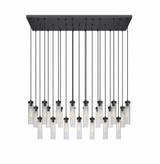 Beau 23 Light Linear Chandelier 12.75 x 18 Inches Wide by Z-Lite - 740P-23L